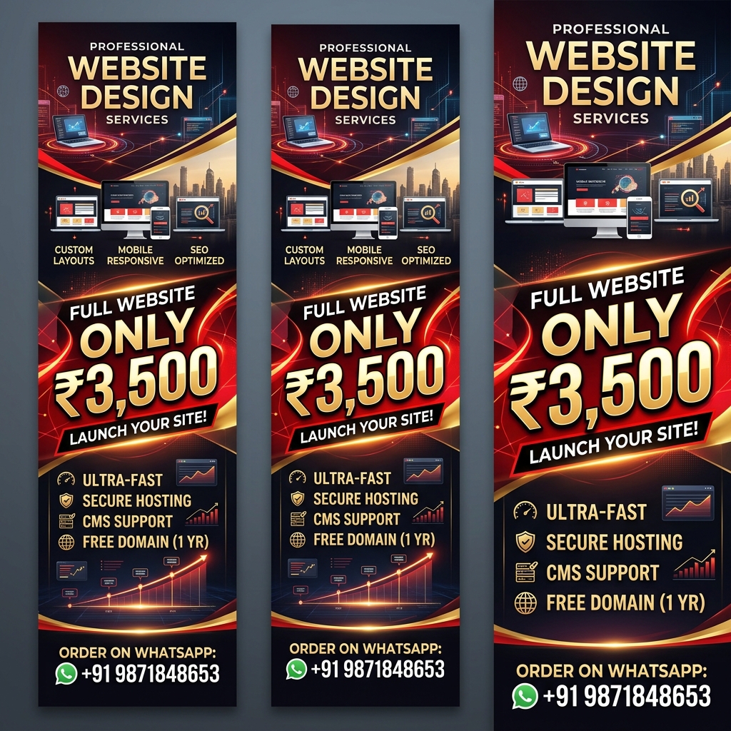 Website Design Offer ₹3500