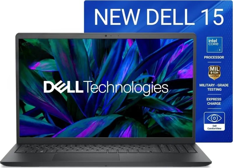 Dell 15 DC15250 ODC1525002001RINS1 Laptop (Intel Core 3 100U/ 8GB/ 512GB SSD/ Win11)