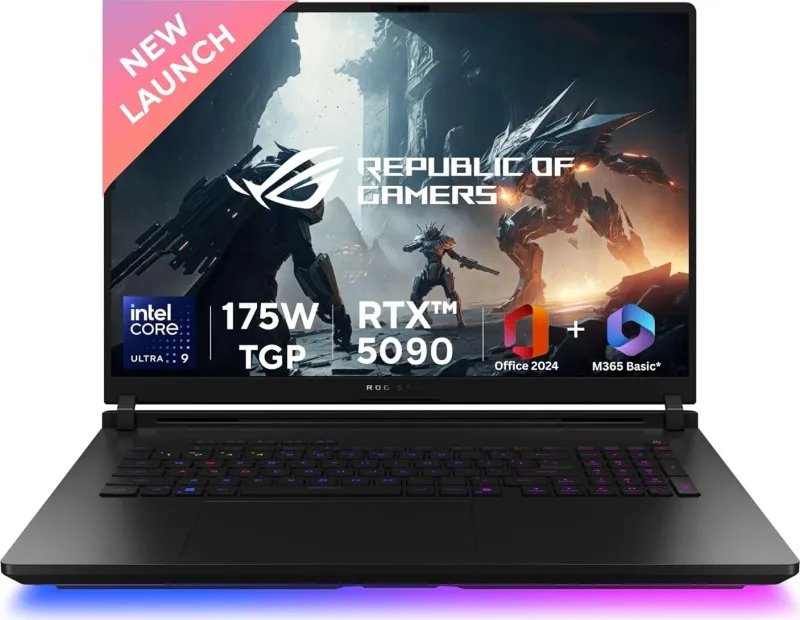 MSI Titan 18 HX AI A2XWIG Gaming Laptop (Intel Core Ultra 9-285HX/ 96GB/ 4TB SSD/ Win11 Pro/ 16GB Graphics RTX 5080)