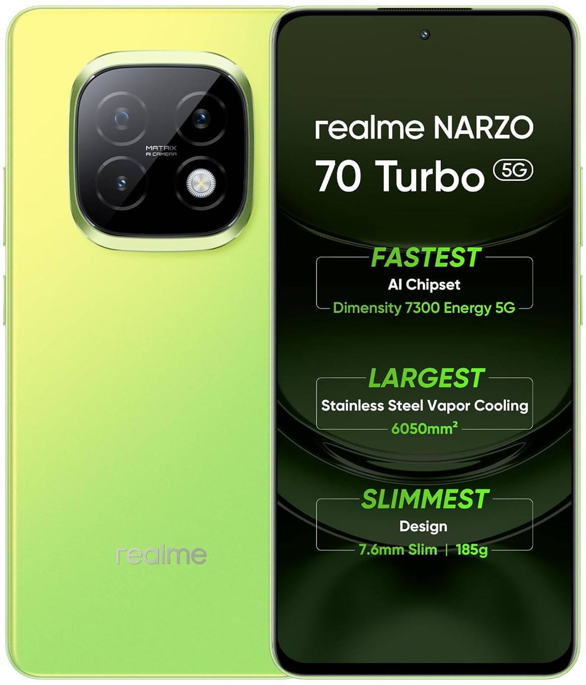 realme Narzo 70 Turbo 8GB RAM