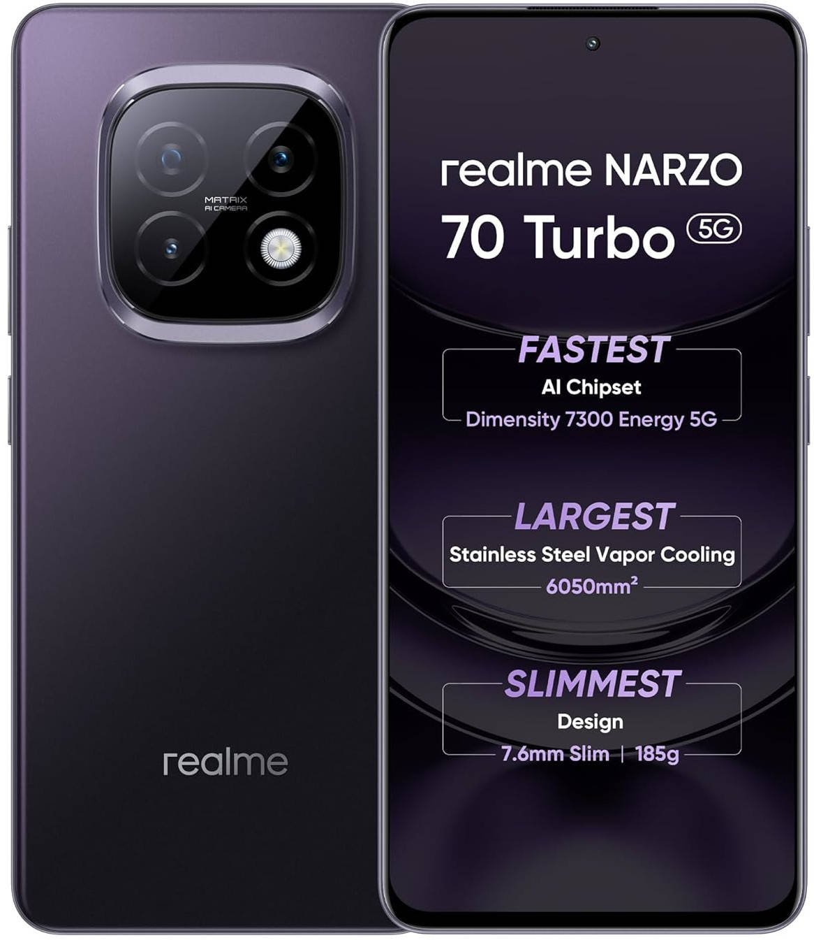 realme Narzo 70 Turbo 8GB RAM