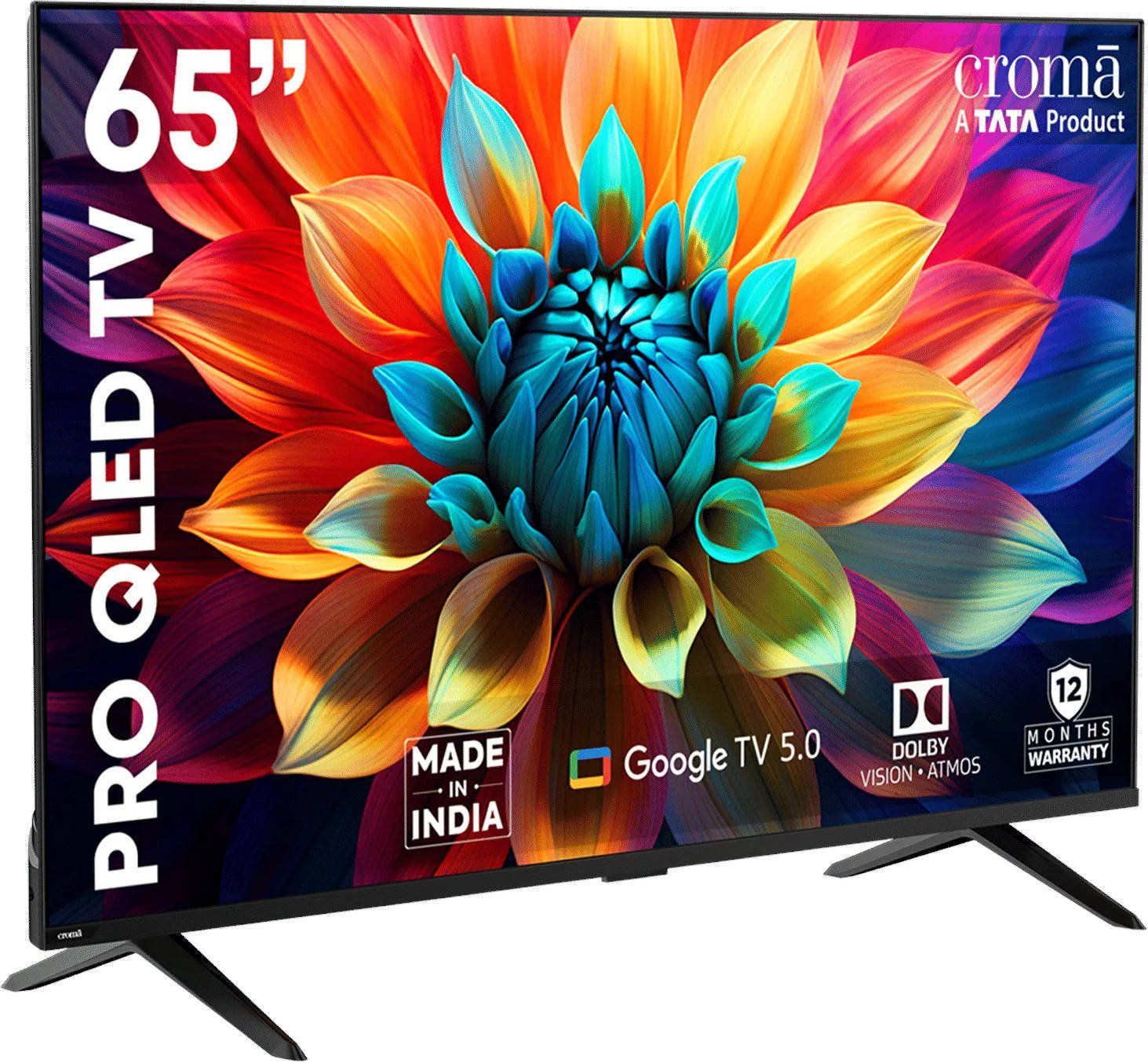 Croma CREL065UGQ024650 65 inch (165 cm) QLED 4K TV