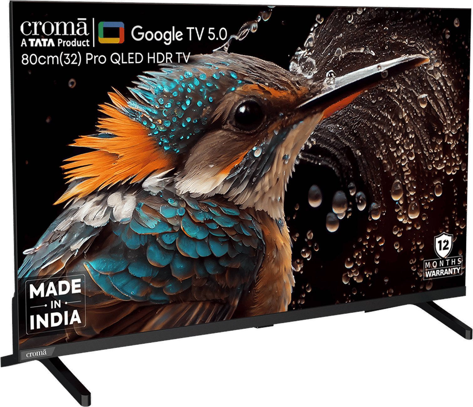 Croma CREL032HGQ024650 32 inch (81 cm) QLED HD-Ready TV