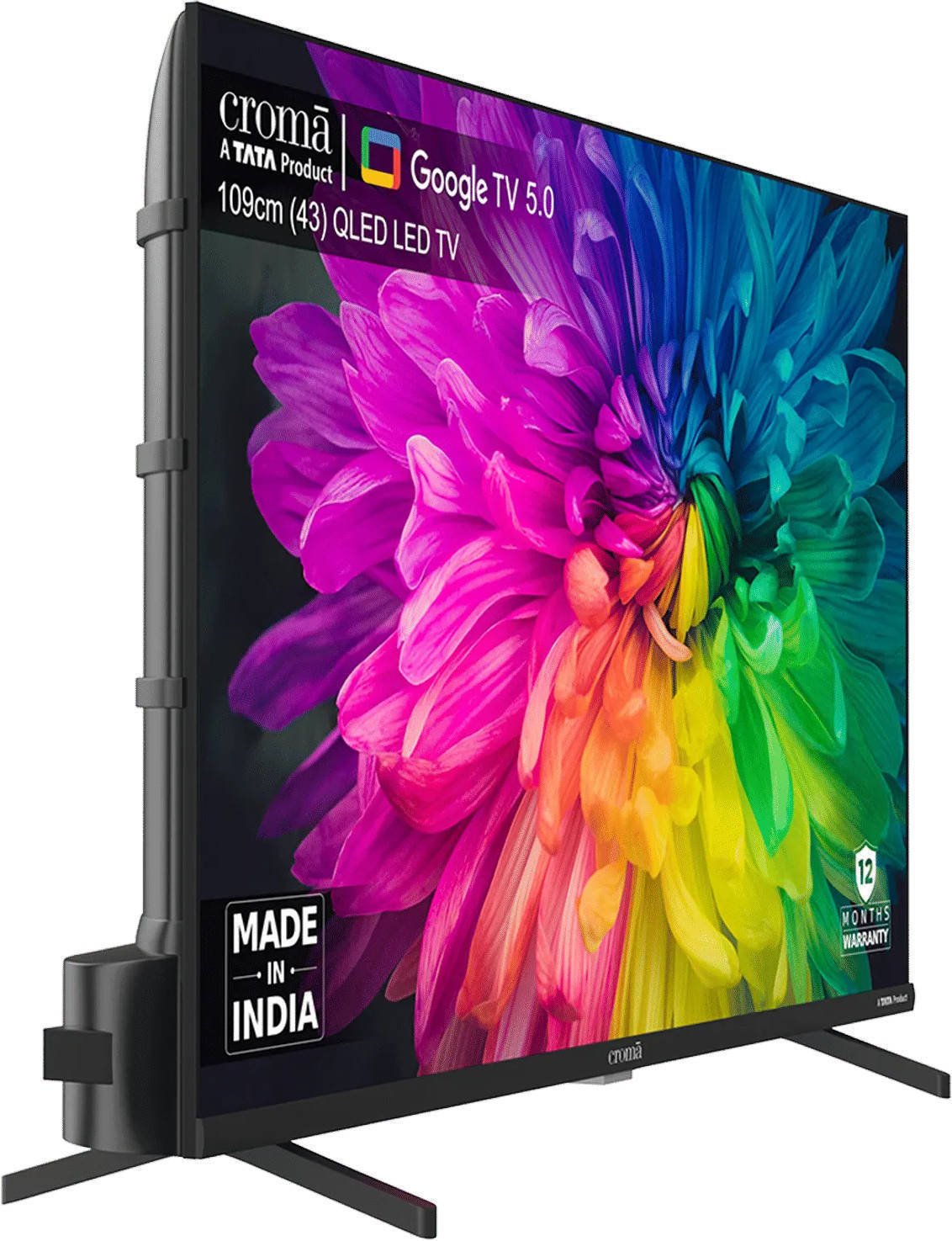 Croma CREL043UGQ333850 43 inch (109 cm) QLED 4K TV