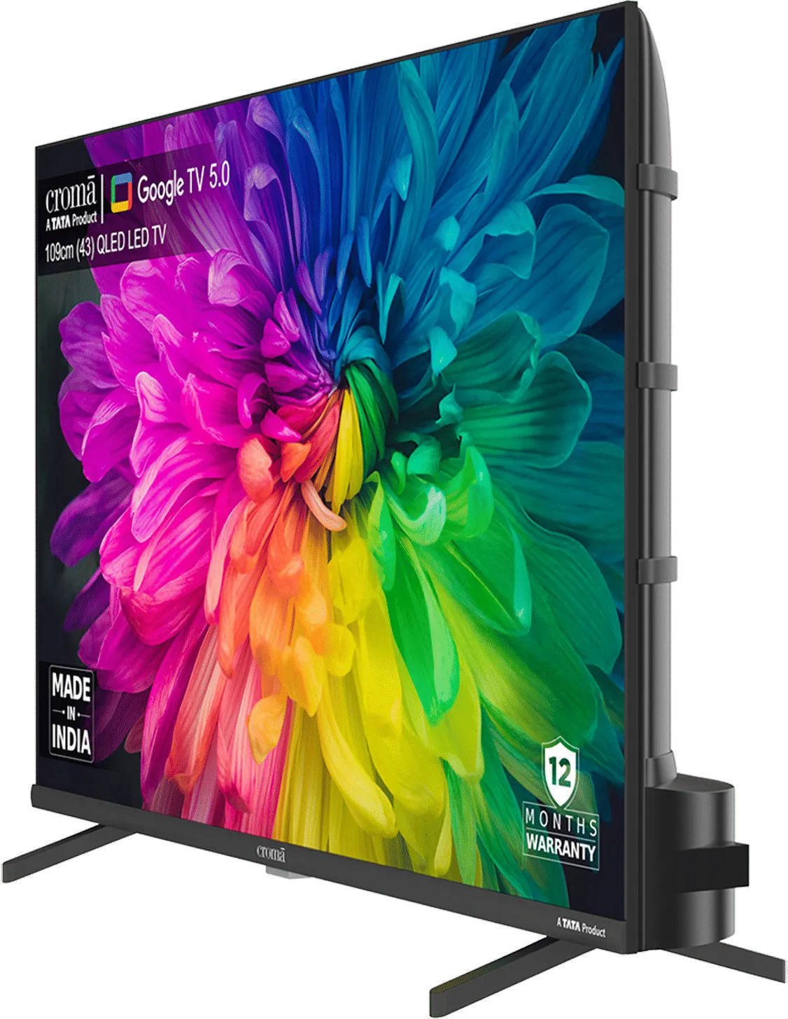 Croma CREL043UGQ333850 43 inch (109 cm) QLED 4K TV