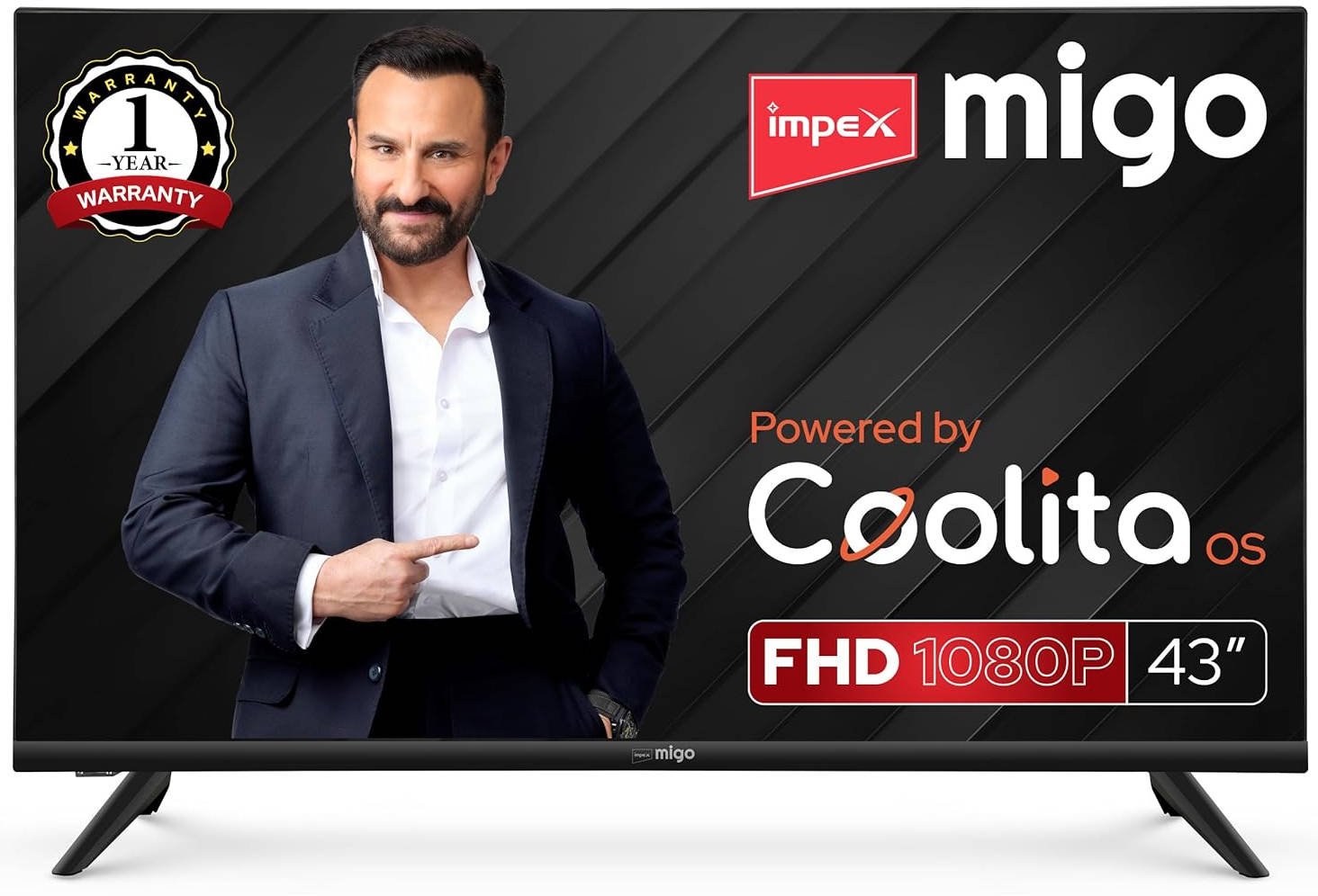 Impex PLATINA 43 M4E9LF 43 inch (109 cm) LED Full HD TV