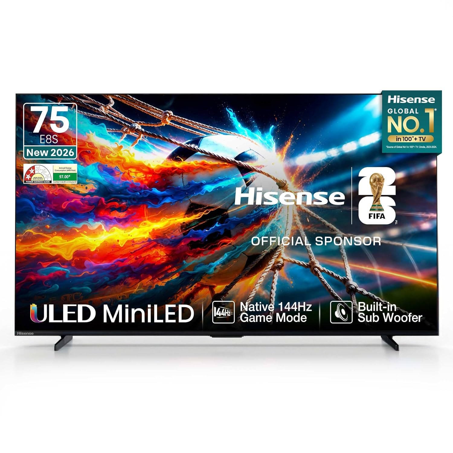 Hisense E8S 75E8S 75 inch (190 cm) QLED 4K TV