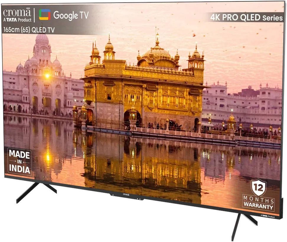 Croma CREL065UGC024602 65 inch (165 cm) QLED 4K TV