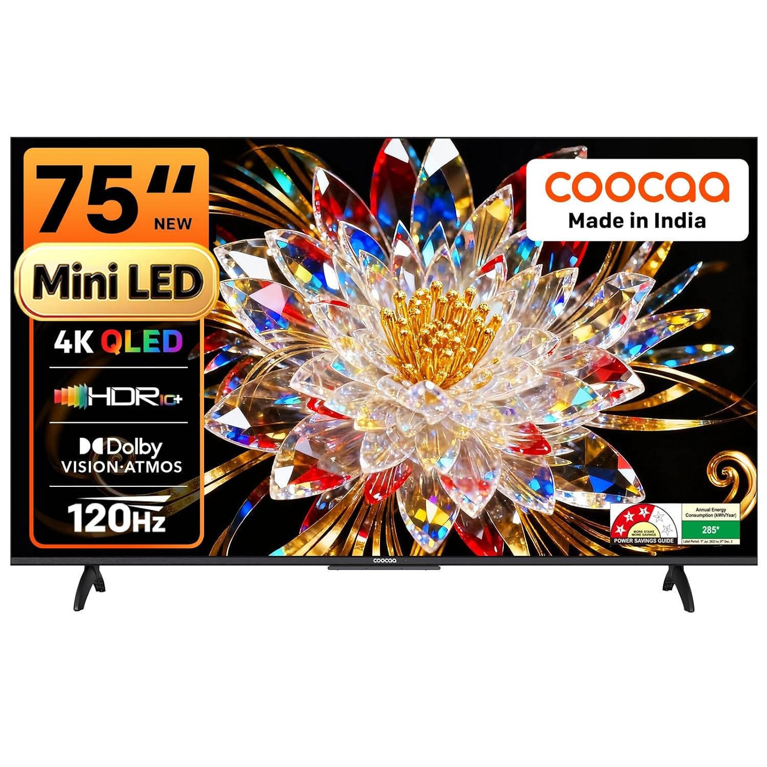 Coocaa 75MINI75Q 75 inch (190 cm) Mini LED 4K TV