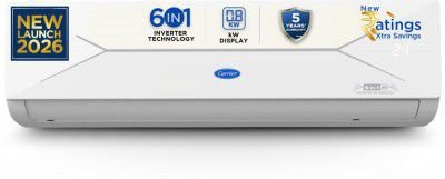 CARRIER 1 Ton 3 Star Split AI Inverter Convertible 6-in-1 with Smart Energy Display AC (CAI12EE3R36F0)