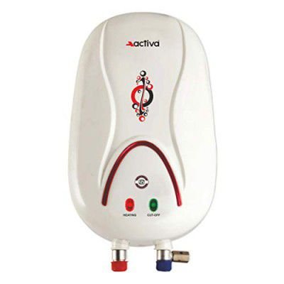 Activa 1 ltr Instant Water Heater Geyser, ISI Copper Element 3 KVA (0.8mm)