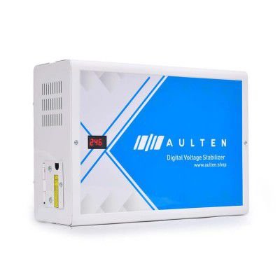 AULTEN Digital Voltage Stabilizer for All Inverter and Non Inverter AC | AD005 (White) | 3 Year Warranty