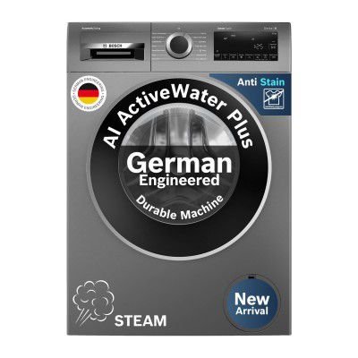 Bosch 10 kg 5 Star Front Load Fully Automatic Washing Machine, WGA254IRIN (2026 model)