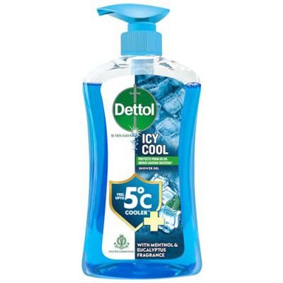 Dettol Icy Cool Body Wash and Shower Gel Pump for Men | 500ml