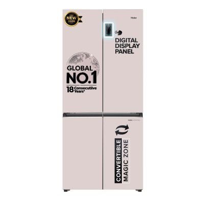[Extra Rs.16,300 OFF] Haier 520 L 3 Star Lumiere Frost Free Triple Inverter French Door Side by Side Refrigerator (HRB-600MP)
