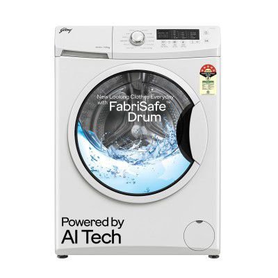 Godrej 7 Kg 5 Star, With AI Tech, I-Sense Technology Fully-Automatic Front Load Washing Machine ( WFEON CRS 7010 5.0 FKEDM GLWH)