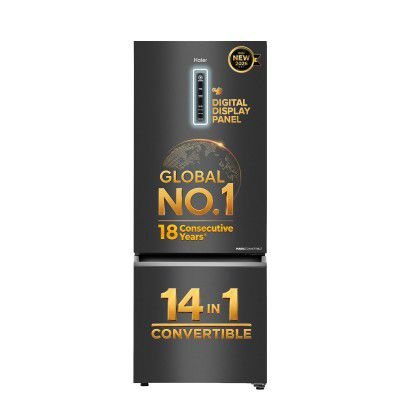 Haier 325 L 3 Star Frost Free Triple Inverter Bottom Mount Refrigerator (HEB-333GBA-P)