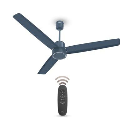 Havells FAB BLDC Ceiling Fan 1200mm, 350 RPM, Savings upto 65%, Denim Blue