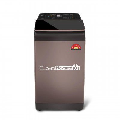 Havells-Lloyd 8.5 Kg 5 Star Fully Automatic Intelli Inverter Motor Top Load Novante IOT Washing Machine (GLWT855N12CB Copper Blush)