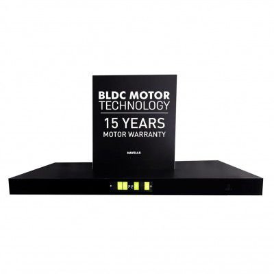 Havells Mirak BLDC 90cm T Shape Glass Chimney|Powerful 1700 m³/hr Suction