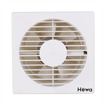 HEWA 8 inch 200mm (round) 100% copper Ventilation Exhaust fan for Kitchen, Bathroom, Office with 2 Year Warranty (Ivory)