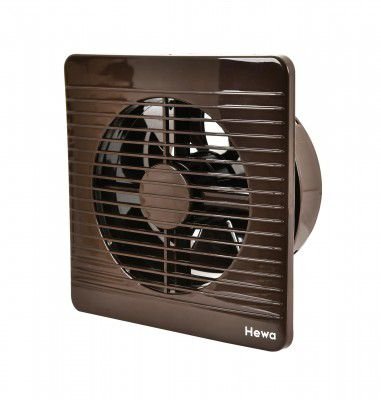 HEWA Onyx 6 inch 150mm high speed Ventilation Exhaust Fan for bathroom, kitchen with 2 year warranty (Brown)