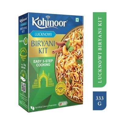 Kohinoor Basmati Biryani Kit Lucknowi, 333 grams