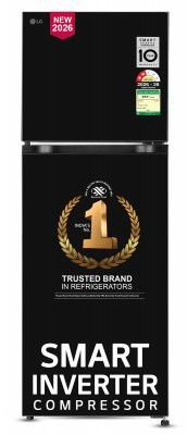 LG 251 L, 2 Star, Smart Inverter, Smart Mode, Frost-Free Double Door Refrigerator (GLT2526WWOB, 2026 Model)
