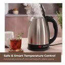 Lifelong ISI Certified Electric Kettle 1.5L with Stainless Steel Body,1500 W Easy (1 Year Manufacturer's Warranty, Silver, LLEK23)