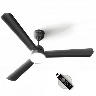 LONGWAY Luminair 1200 mm BLDC Ceiling Fan with Remote Control & LED Light (Smoked Brown)