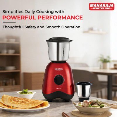Maharaja Whiteline Neo Mixer Grinder | 500 W Motor