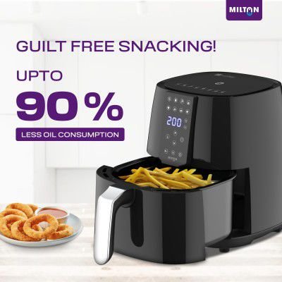 Milton Rapid Digital Air Fryer 4.2L | 1450W | 360° High Speed Air Circulation