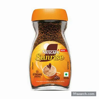 Nescafé Sunrise Instant Coffee | Strong Aroma in every cup | 45g Jar