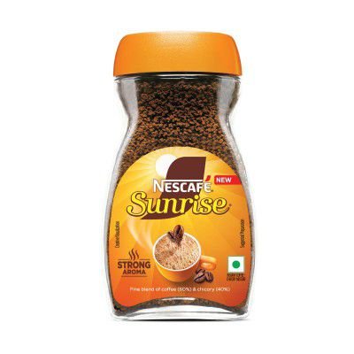 Nescafé Sunrise Instant Coffee | Strong Aroma in every cup | 45g Jar