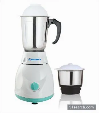 Pogo Mixer Grinder Power Pro 500-Watt Domestic Mixer Grinder with 2 Jars (Liquidizing, Wet Grinding and Chutney Jar), Stainless Steel blades | 24 Months Warranty White Edition