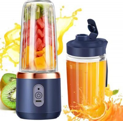 Qlect Portable Blender For Smoothie And Juices With 1800 Mah Rechargeable Battery-Smoothie Blender With Built In 400 ML Jar