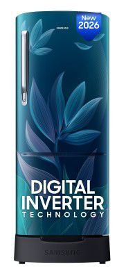 Samsung 183 L, 4 Star, Digital Inverter, Direct-Cool Single Door Refrigerator (RR20H28249U/NL, 2026 Model)