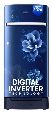 Samsung 189 L, 5 Star, Digital Inverter, Direct-Cool Single Door Refrigerator (RR21H2H25CU/HL)