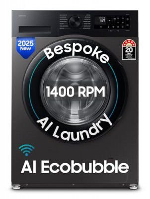 Samsung 9 kg, 5-star Front Load Washing Machine (WW90DG5U24AXTL, Inox)