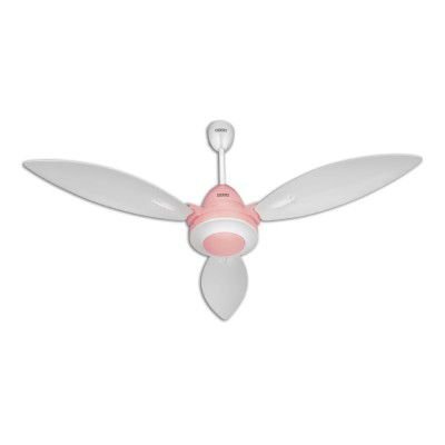 USHA Bloom Lily Glow BLDC Ceiling Fan with 3-Mode Underlight | RF Remote | 100% Copper Motor | Whisper-Quiet |Dust-Resistant |BEE 5 Star Rated |3-Year Motor & 2-Year PCB Warranty | White & Light Pink