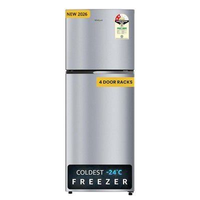 Whirlpool 235 L 2 Star Frost-free inverter Double Door Refrigerator (NEO SP278 PRM LUNAR STEEL)