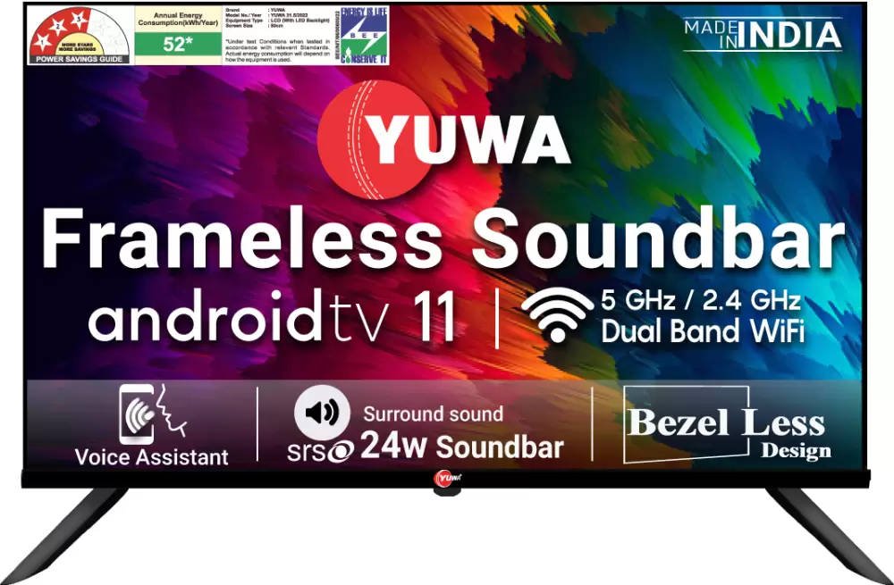 Yuwa Y-32S-FL-SB 32 inch (81 cm) LED HD-Ready TV