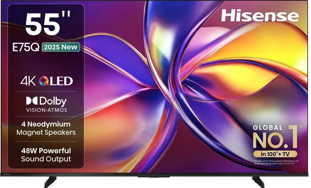 Hisense 55E75Q 55 inch (139 cm) QLED 4K TV