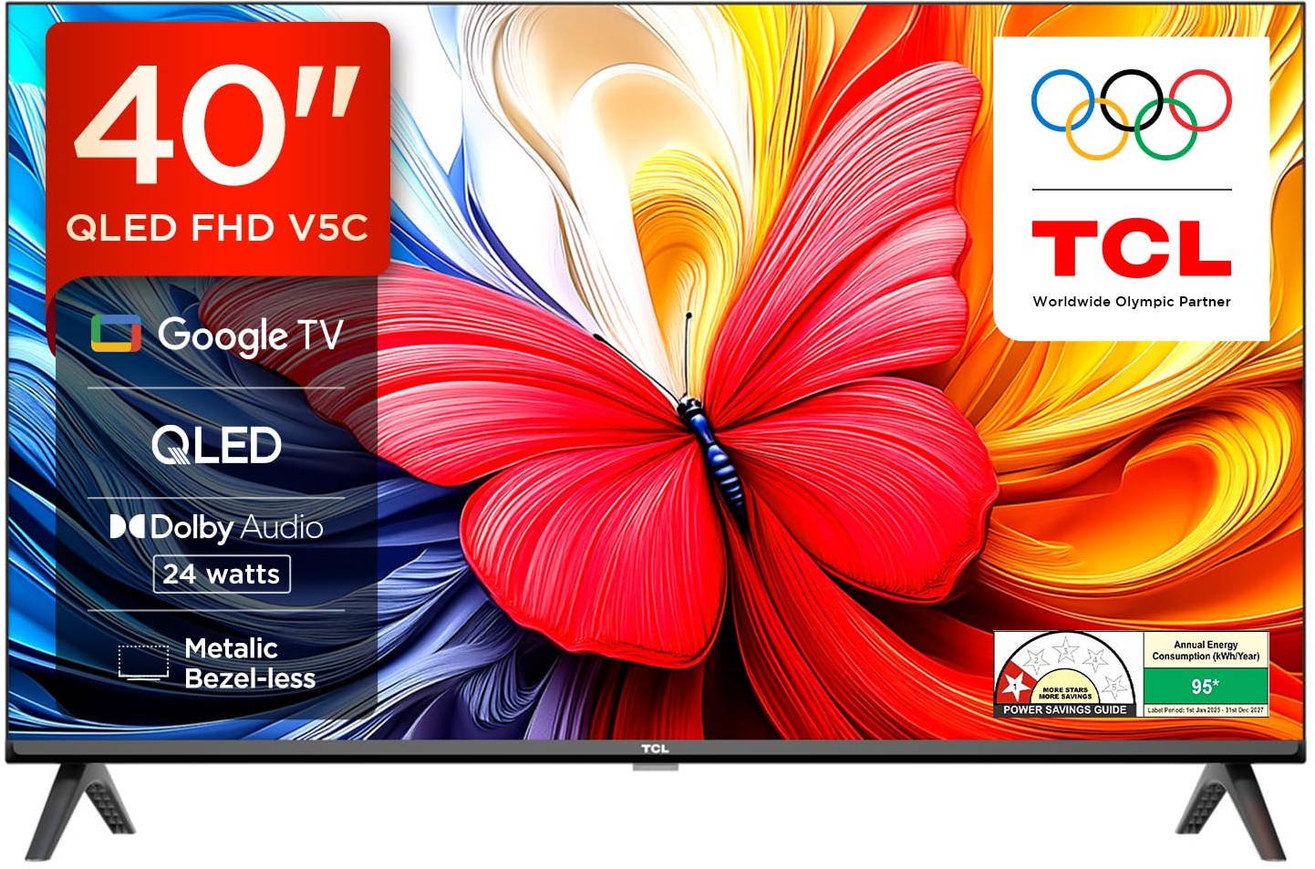 TCL 40V5C 40 inch (101 cm) QLED Full HD TV