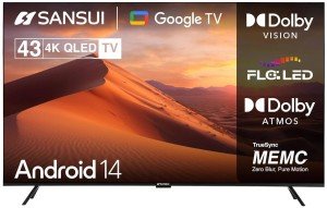 Sansui JSW43UG23Q 43 inch (109 cm) QLED 4K TV