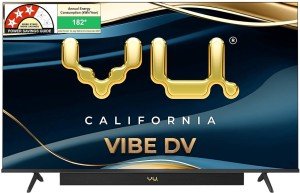 VU 55VIBE-DV 55 inch (139 cm) QLED 4K TV