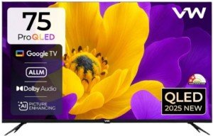 VW Pro Series VW75GQ1 75 inch (190 cm) QLED 4K TV