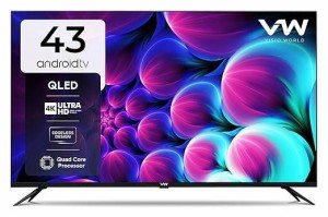 VW GLOW VW43PRO+ 43 inch (109 cm) QLED 4K TV