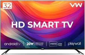 VW Playwall Frameless Series VW32F5 32 inch (81 cm) LED HD-Ready TV