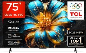 TCL 75T6C 75 inch (190 cm) QLED 4K TV